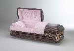 Burgundy Rose Casket