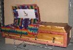 Cedar Casket Roayl Blue Reverse Pendleton Lined