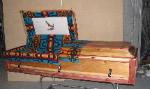 Cedar Casket Turquoise Pendleton Lined