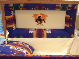 End of the Trail Casket Panel