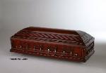Majestic Red Lustre Casket