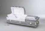 Silver Sunburst Casket