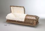Wicker Sunburst Casket
